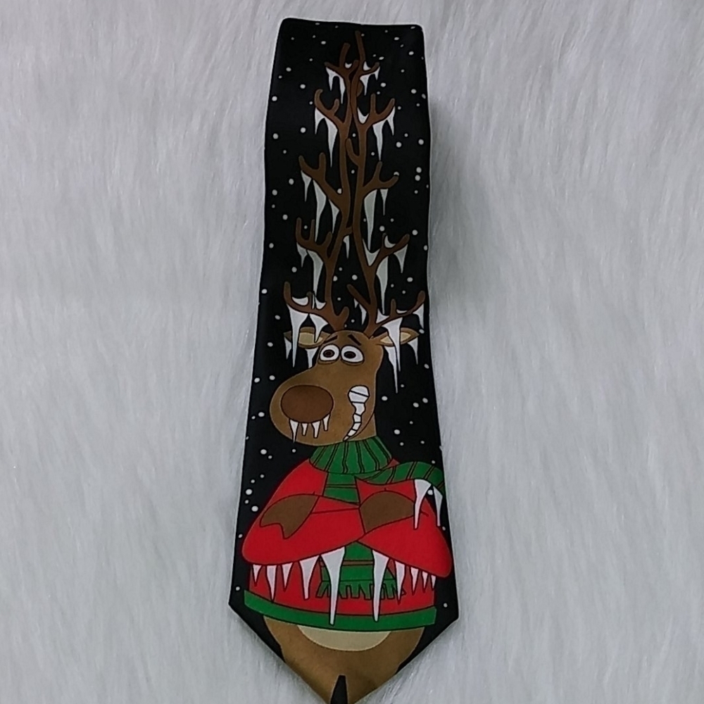 Hallmark‎ Freezing Reindeer Tie